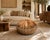 Handmade Moroccan Leather Pouf Bring timeless Moroccan craftsmanship into your home with this handcrafted round leather...