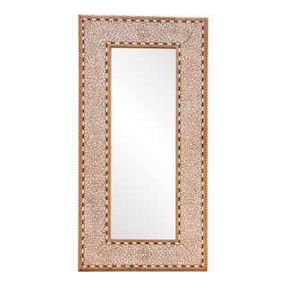 Slim Colonial Finely Inlay Mirror For Sale