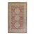 Late 20th Century Crimson Red Central Asian Rug For Sale