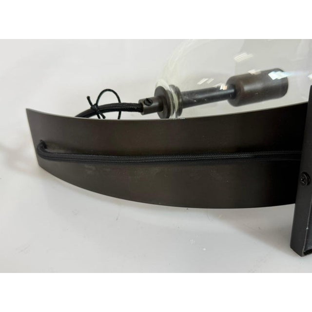 Pair of "Mateo" Wall Sconces by Marian Jamieson in Bronze & Smoked Glass For Sale - Image 17 of 18
