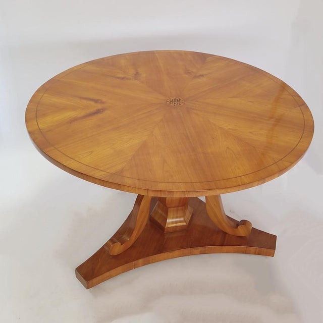 Biedermeier Salon Table in Cherry Tree, 1810s For Sale - Image 11 of 15