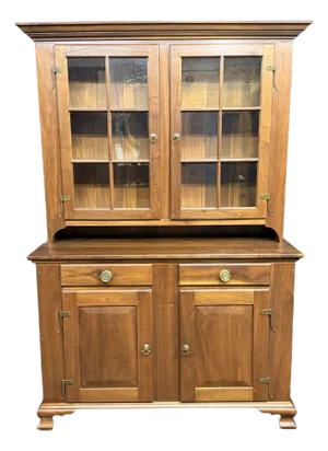 Bench-Made Chippendale Style Walnut Dutch Cupboard
