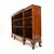 Antique Walnut Breakfront Open Bookcase, 1920 For Sale - Image 3 of 11