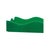 Plastic Spangle Scalloped Tray Green For Sale - Image 7 of 11