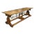 A Unique French Alpine Dining Table Composed of Antique Elements From La Savoie For Sale