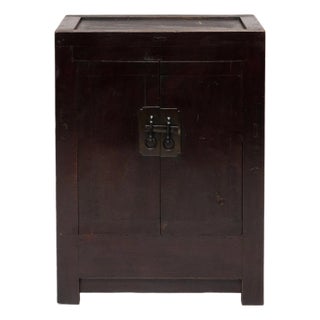Chinese Lacquered Locking Cabinet, C. 1900 For Sale