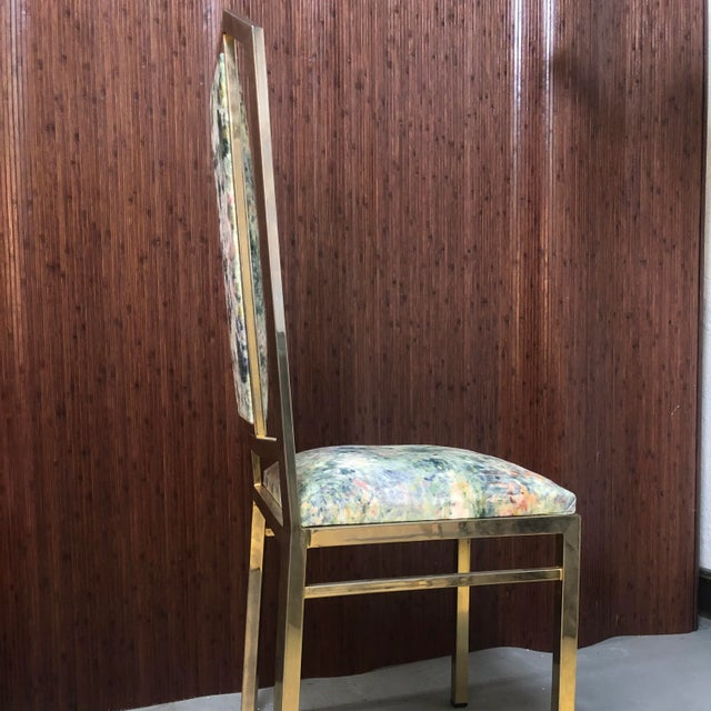 Metal Set of 6 Chromed Steel Dining Chairs 1980s | Jc Mahey For Sale - Image 7 of 11