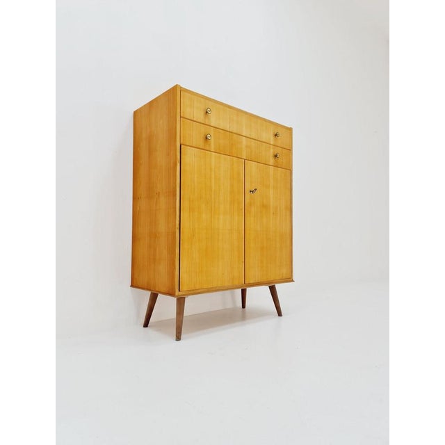Yellow Mid-Century German Cabinet from FLB Möbel, 1960s For Sale - Image 8 of 12