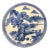 Antique Late 19th Century Japanese Arita Imari Blue & White Platter For Sale