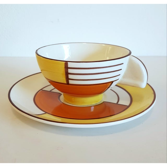 Ceramic Tea Service by Eva Stricker-Zeisel for Schramberg, 1920s, Set of 9 For Sale - Image 7 of 18