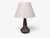 Einar Johansen, Søholm Stentøj, Danish Mid-Century Modern, Table Lamp, Brown Stoneware, Denmark, 1960s A Danish Mid-...
