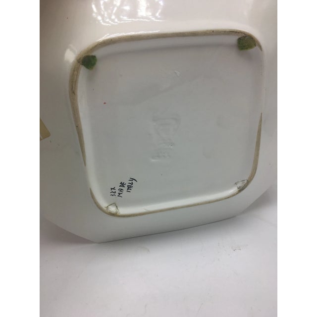 Orange 1950s Vintage Italian Fruit Bowl For Sale - Image 8 of 12