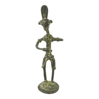 Antique 19th Century Bronze African Sculpture Figurine For Sale