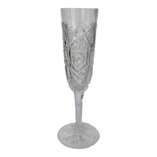 Baccarat French Cut Crystal Lagny Champagne Flute 1 of 12 For Sale