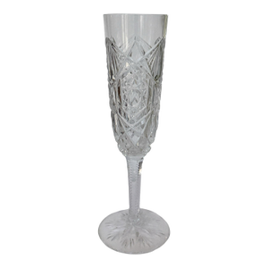 Baccarat French Cut Crystal Lagny Champagne Flute 1 of 12
