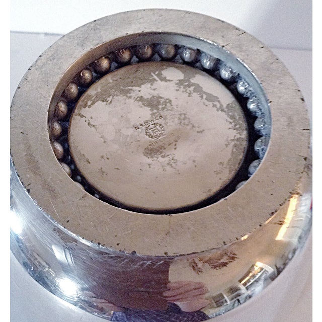 Silver Ice Bucket with Mercury Glass Liner Chairish