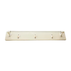 Mid-Century Pinewood and Glass Towel Rack from Tröger und Clauk, 1960s