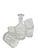 Glass Whiskey Decanter and Glass Set, 1950s, Set of 5 For Sale - Image 9 of 9