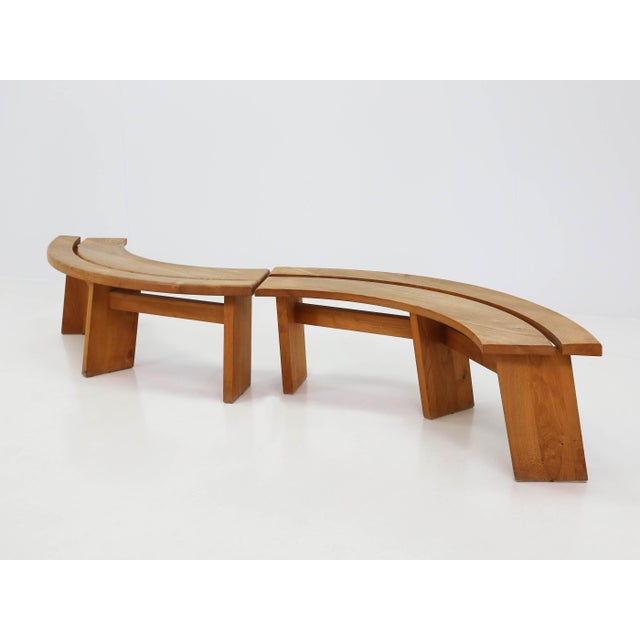 Model S38A Curved Benches by Pierre Chapo, France, 1965 For Sale - Image 14 of 14