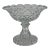 Antique Pressed Flint Glass Compote, "Diamond Thumbprint", Circa 1850's For Sale