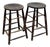 Vintage English Style Turned Wood Bar Stools, a Pair For Sale