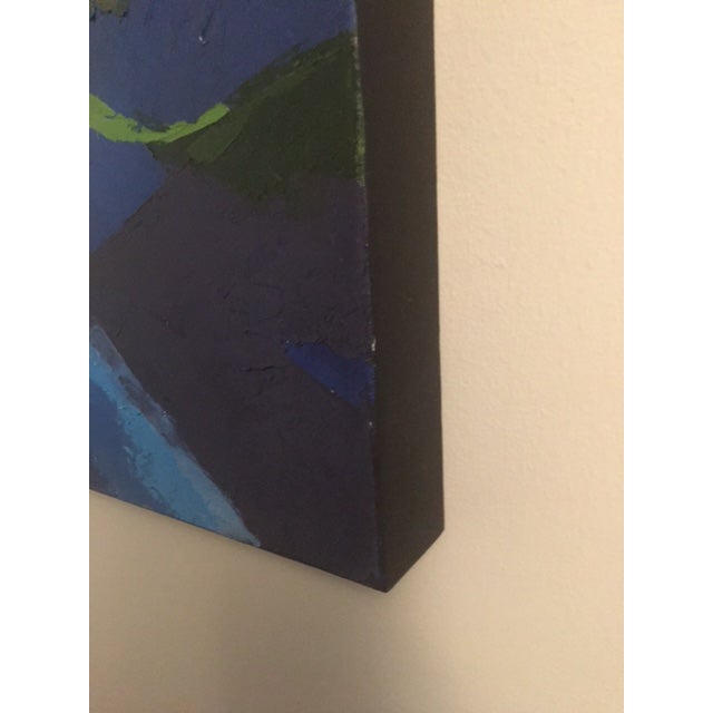 2022 Contemporary Abstract Expressionist Oil Painting by Jesus Galvan For Sale - Image 4 of 8