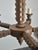 Carved Wooden Chandelier with Diamond Points, 1960s For Sale - Image 4 of 6