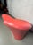 Verner Panton Late 20th Century Post-Modern Freeform Amoeba Coral Pink Fiberglass Bench For Sale - Image 4 of 9