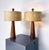 Modern Conical Wooden Table Lamps, Italy, Set of 2 For Sale - Image 6 of 6
