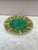 Large Majolica Corn Plate Circa 1970. 9.5 inches diameter.