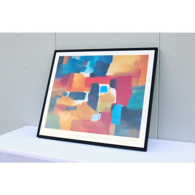 2000 - 2009 Nancy Ortenstone Fields of Music Abstract Expressionism Artwork Print, Framed For Sale - Image 5 of 15