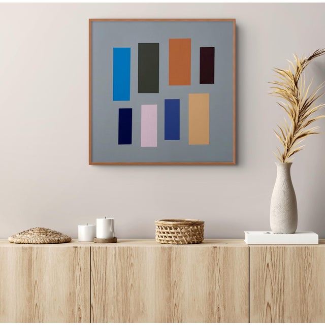 Abstract Contemporary Abstract Acrylic on Birch Panel "Out of Ways" by Tom McGlynn For Sale - Image 3 of 6