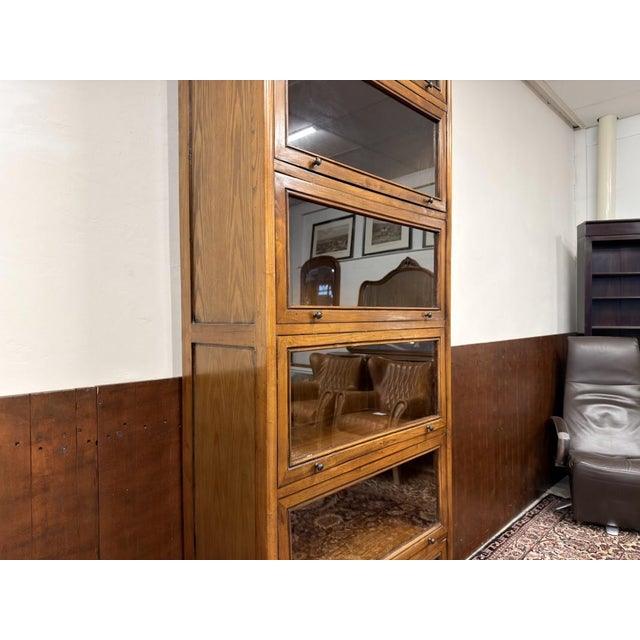 Metal Classic English Bookcase from Globe Wernicke For Sale - Image 7 of 11