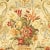 Table printed on a Linen ground, this marvelous, large-scale pattern features a romantic tangle of flowers, swags and...