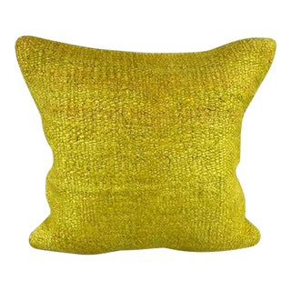 20 x 20 Hemp Pillow Turkish Cushion Natural Green Pillow Cushion Cover For Sale