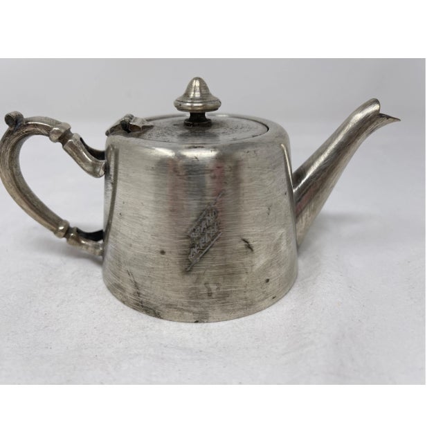 Enjoy this charming 19th Century tea pot from Le Grand Cercle, France. 2 5/8" Diam. x 3" H