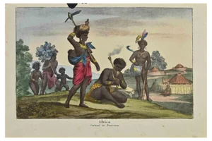 Auguste Wahlen, Ancient African Customs, Lithograph, 1844