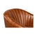 Brown Leather Channel Tufted Swivel Chair For Sale - Image 10 of 12