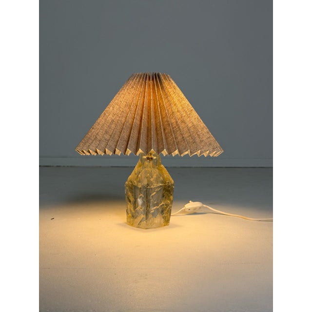 Contemporary Vintage Glass Table Lamp, 1960s For Sale - Image 3 of 5