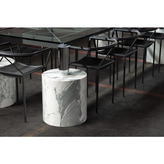 Glass Swiss Postmodern Architect Office Table, 1980s For Sale - Image 7 of 18