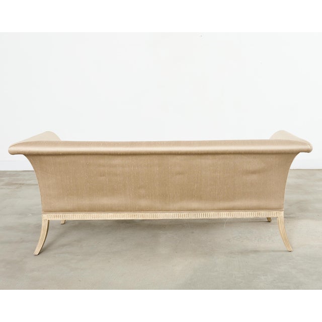 Sally Sirkin for Robert Scott Regency Style Flared Sofa For Sale - Image 18 of 18