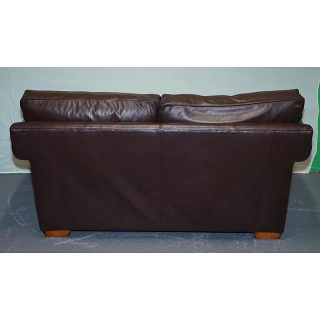 Vintage Duresta Sofa in Brown Leather For Sale - Image 9 of 18