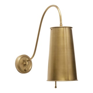 Regina Andrew Hattie Sconce, Natural Brass For Sale