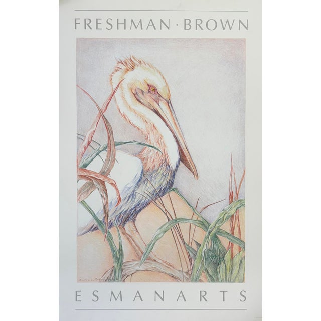 Louise Freshman Brown Untitled (Avian Study) Poster Print After the Original Signed Artwork This poster reproduction...