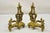 Antique French Empire Neoclassical Style Bronze Figural Lyre Harp Andirons - a Pair. Item features remarkable cast bronze...