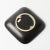 German Fat Lava Plate from VEB Strehla, 1960s For Sale - Image 6 of 8