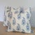 Not Yet Made - Made To Order Katie Leede Mughal Garden Pillows With Blue Striped Backs- Pair For Sale - Image 5 of 7
