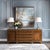 Brings formal 19th-century character to a dining room, living room, or entry, with mahogany, cerejeira veneers, and santos...