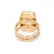 Vintage 14k Gold & 'Crown of Silver' Psilomelain Gemstone Signet Style Ring For Sale - Image 9 of 12