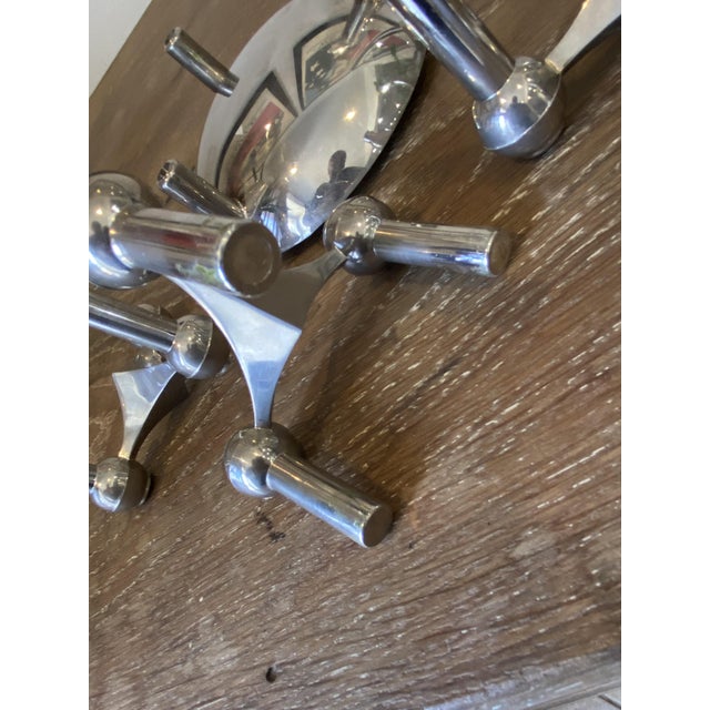Metal Vintage Modular Candlesticks and Bowl from Nagel, 1970, Set of 4 For Sale - Image 7 of 16